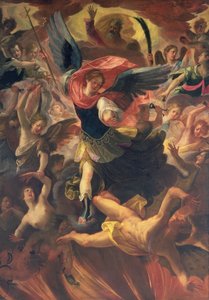 Archanioł Michał pokonujący diabła